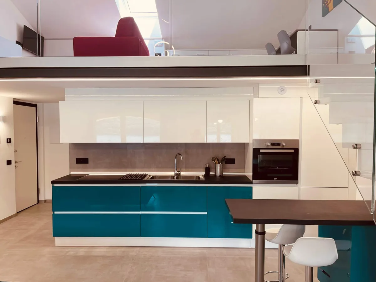 La cucina a vista